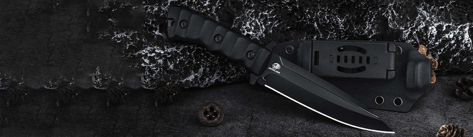 Spring-loaded knives 