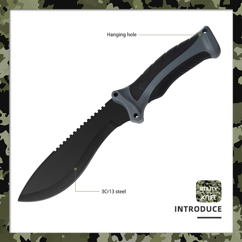 Stainless Steel Tactical Fixed Blade Knife