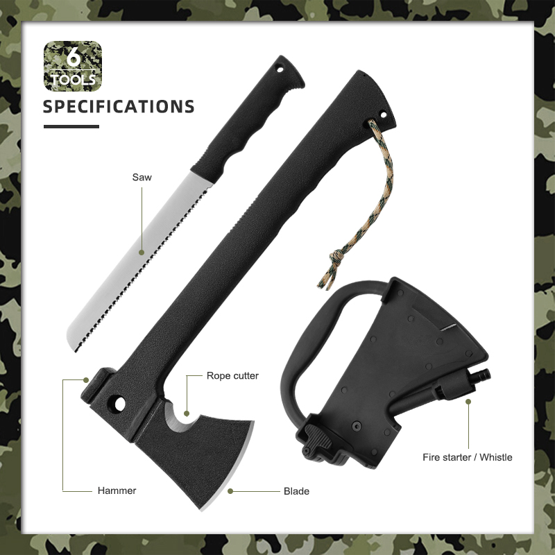 Stainless Steel Outdoor Camping Tactical Axes