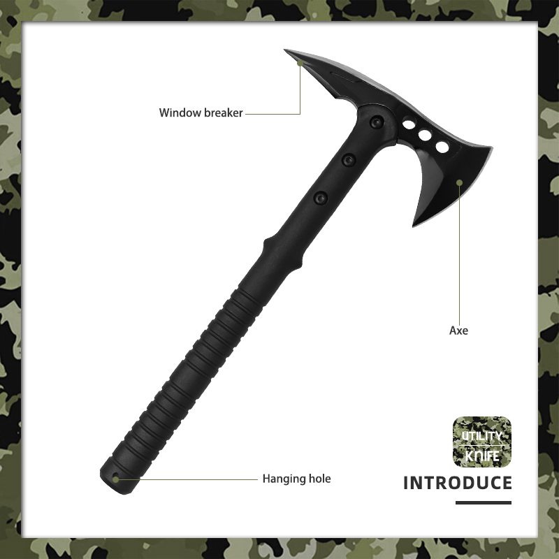 Outdoor Stainless Steel Hunting Axe 