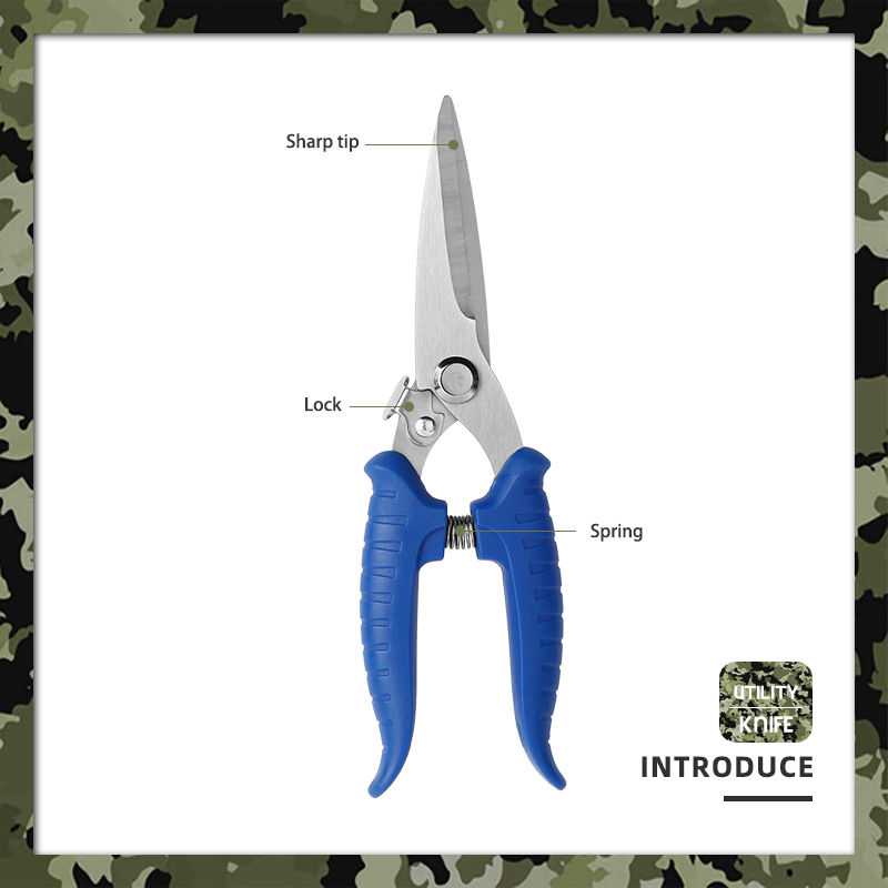 Industrial-Grade 3.0 Stock Pruning Shears Stainless Steel Smooth Edge for Household Fruit Picking Gardening Flower DIY