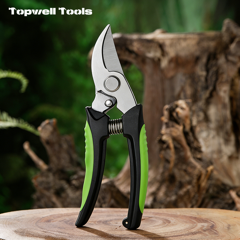 7.13" Bypass Pruning Shears - Stainless Steel Gardening 