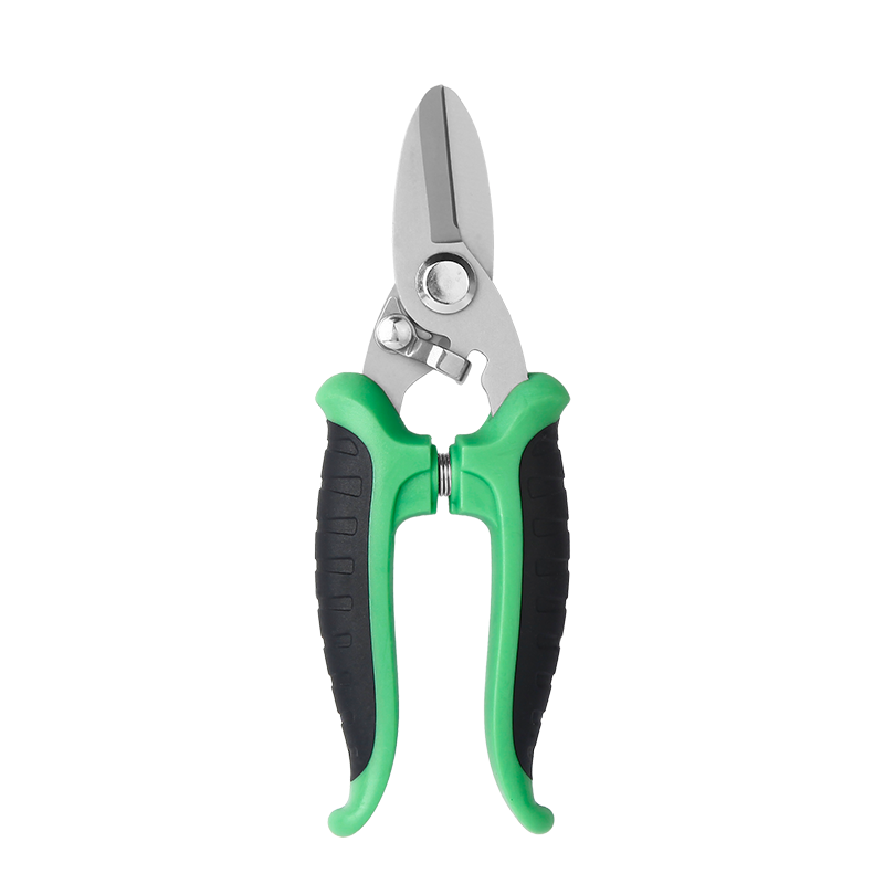 6.3-Inch Compact Heavy Duty Utility Shears - Stainless Steel Sharp Tip Snips 