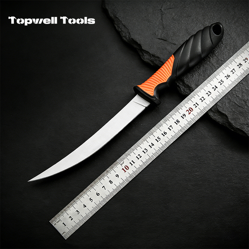 6" Professional Fishing Fillet Knife with Protective Vent Sheath