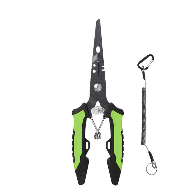 All-in-One Fishing Pliers with Survival Kit, Stainless Steel Multi-tool with Fire Starter