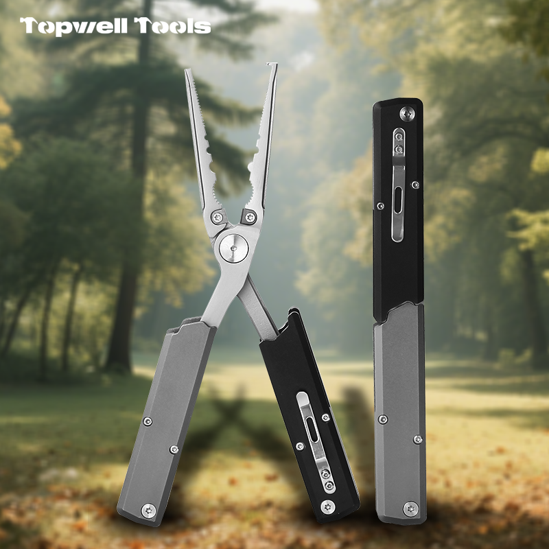 13-in-1 Professional Fishing Multi-tool - Heavy Duty Fishing Scissors & Pliers with Knife