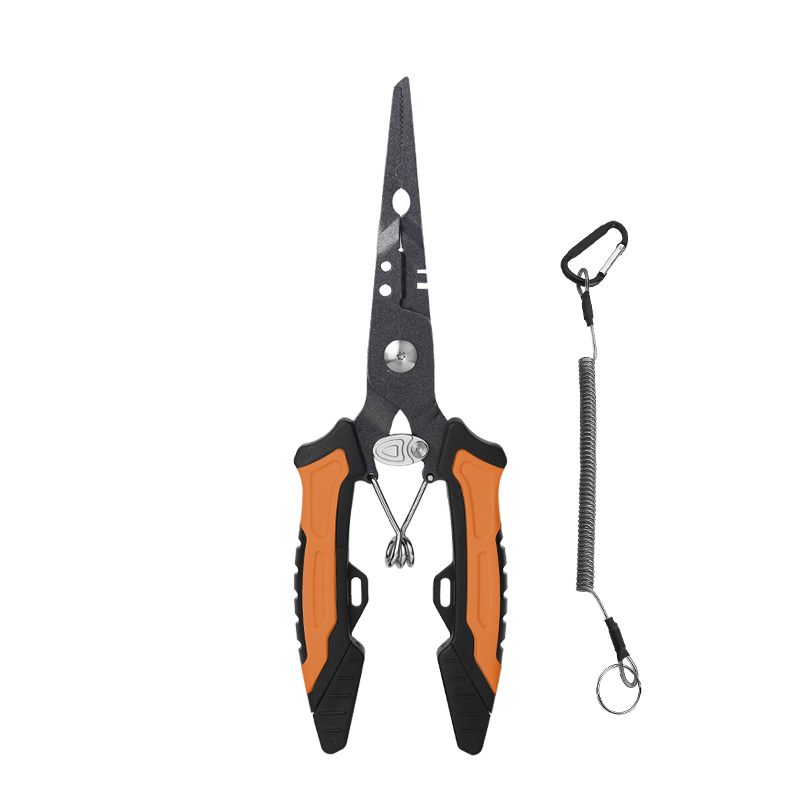 All-in-One Fishing Pliers with Survival Kit, Stainless Steel Multi-tool with Fire Starter