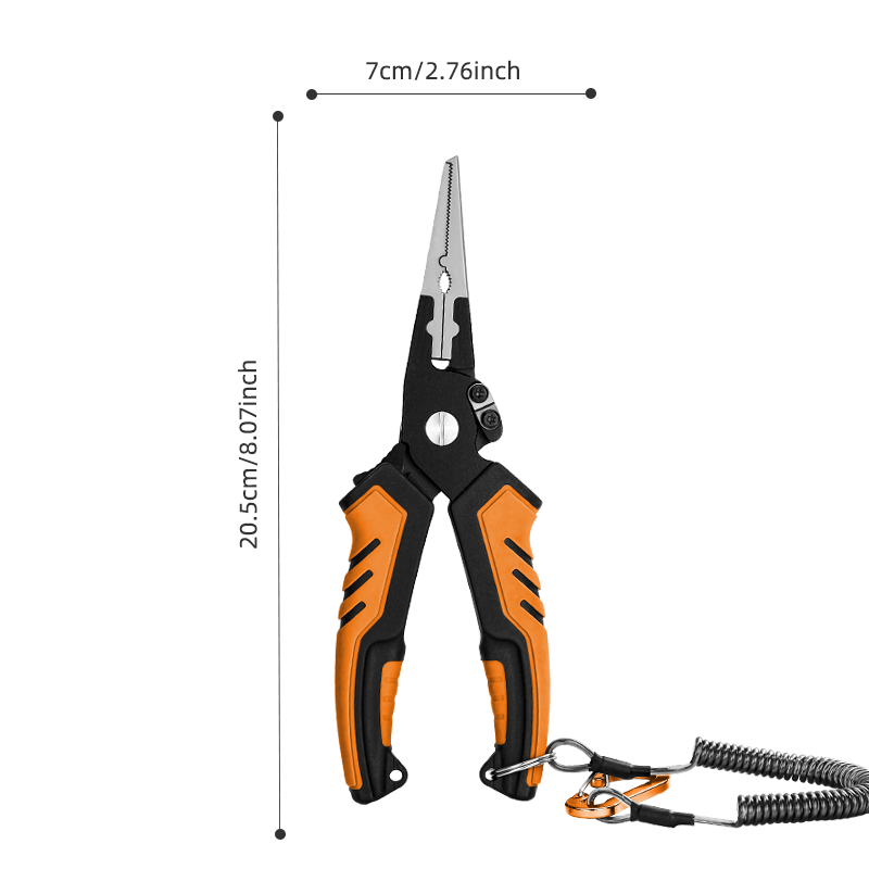 13-in-1 Fishing Multitool with Pocket Clip