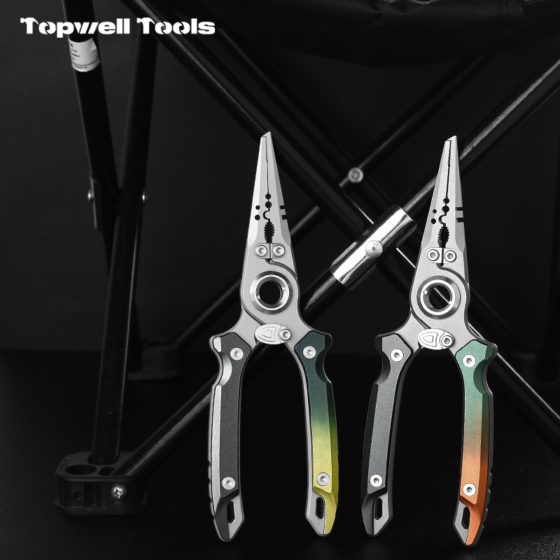 15-in-1 Fishing Multitool with Pocket Clip, Heavy Duty Stainless Steel Fishing Tool 