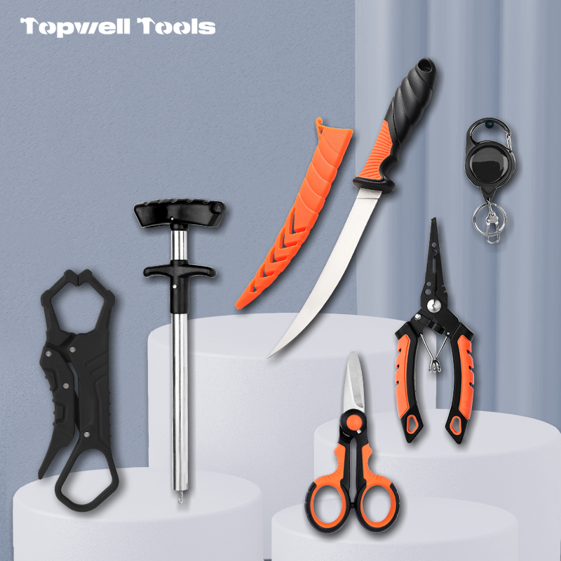 Professional 4-Pc Fishing Tool Set - Multi-functional Aluminum Fishing