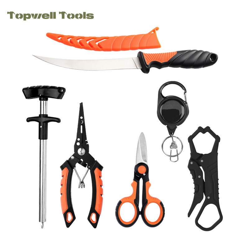 Professional 4-Pc Fishing Tool Set - Multi-functional Aluminum Fishing