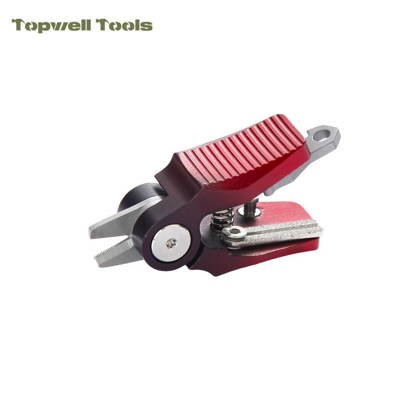 Professional Fishing Pliers & Compact Multi-Tool Combo - Aluminum Split Ring Tool 