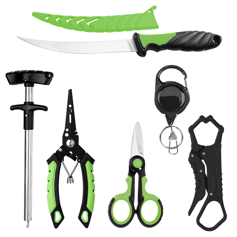 Professional 4-Pc Fishing Tool Set - Multi-functional Aluminum Fishing