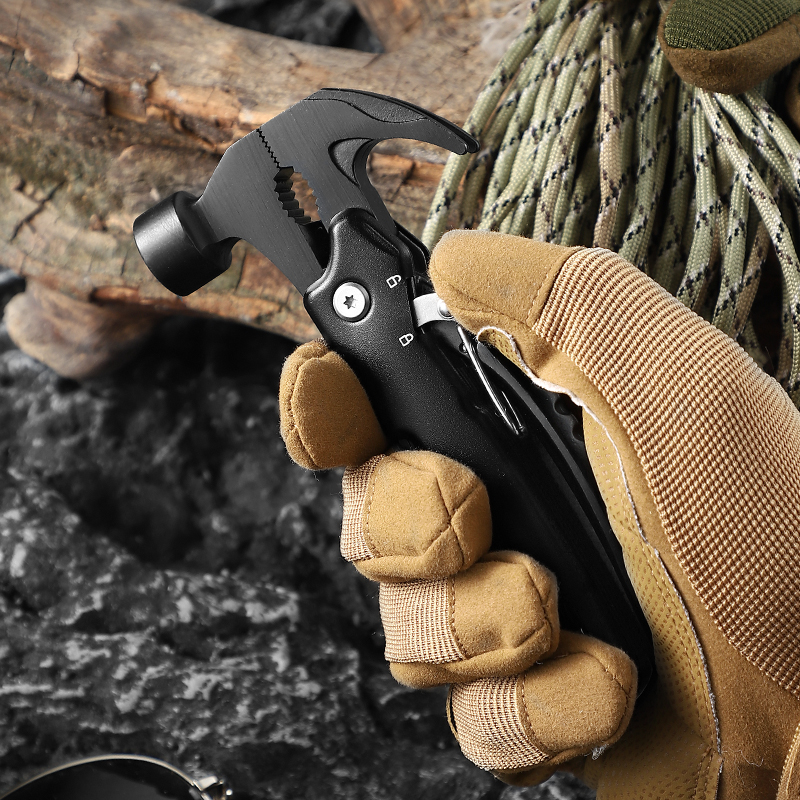 Portable Hammer Claw Car Emergency Safety Stainless Steel Multi Function Hammer