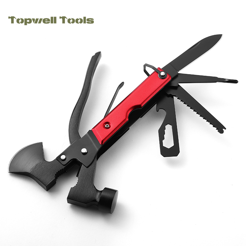 Multi-functional Stainless Steel Survival Axes Hammer for Hiking Camping