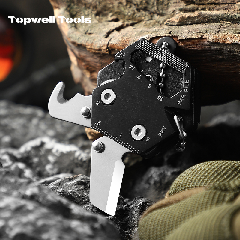 12-in-1 Heavy Duty Hammer Pliers & 14-in-1 Hexagon Pocket Wrench Knife