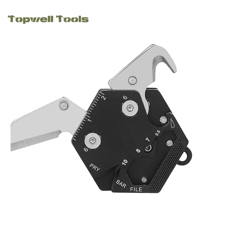 12-in-1 Heavy Duty Hammer Pliers & 14-in-1 Hexagon Pocket Wrench Knife