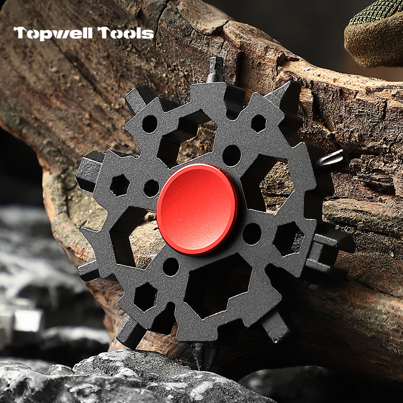 Snowflake Multitool 23 in 1 Screwdriver Bottle Opener Stainless Steel Snowflake