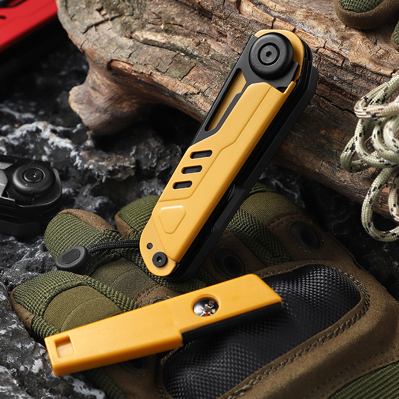 22-in-1 Tactical Multitool with 9-Piece Bit Set - Outdoor Survival Knife