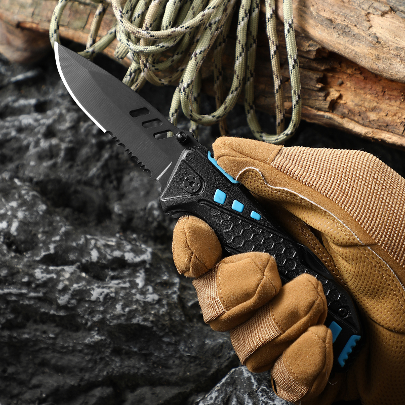 19-in-1 Multitool Pliers with 9-Piece Screwdriver Bit Set - Tactical Survival Folding Knife