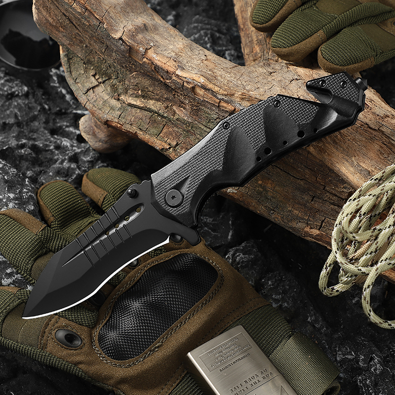 Stainless Steel Camping Hunting Multifunction Folding Pocket Knife