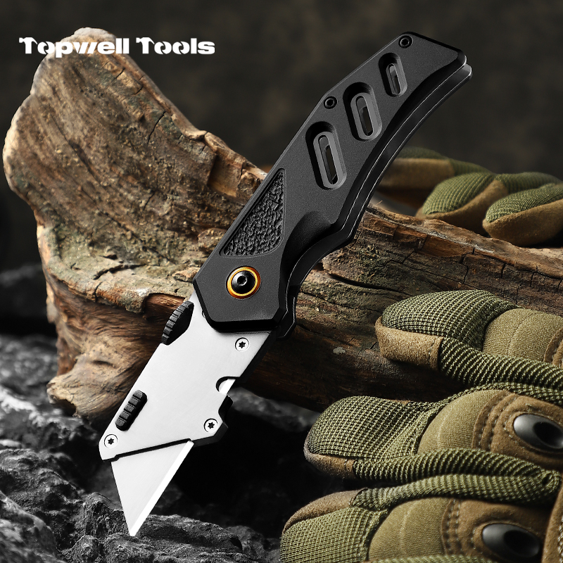 Stainless Steel Multi Function Folding Utility Knife