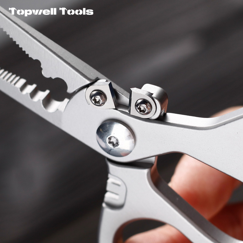 6-in-1 Aluminum Alloy Fishing Pliers & Line Snips