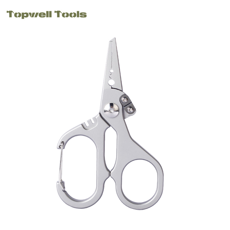 6-in-1 Aluminum Alloy Fishing Pliers & Line Snips