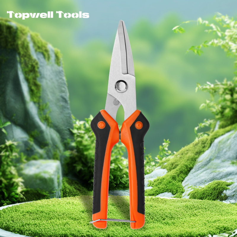 Heavy Duty Multi-Purpose Utility Shears - Stainless Steel Sharp Edge 