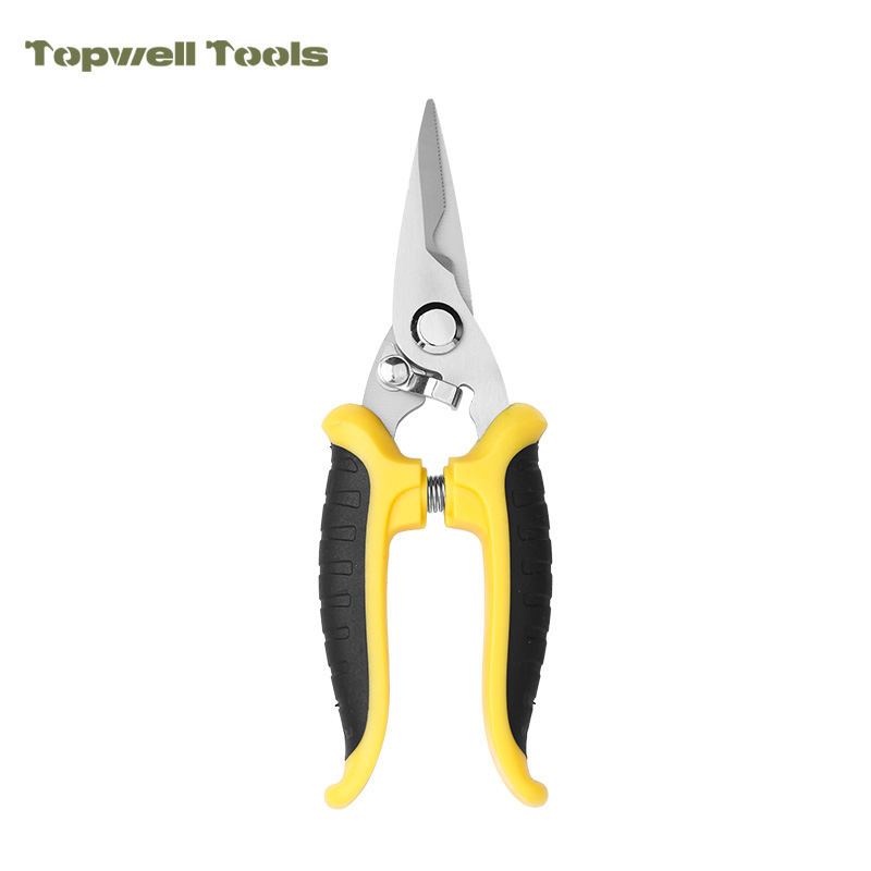 Professional Heavy Duty Utility Shears - Stainless Steel Sharp Edge 