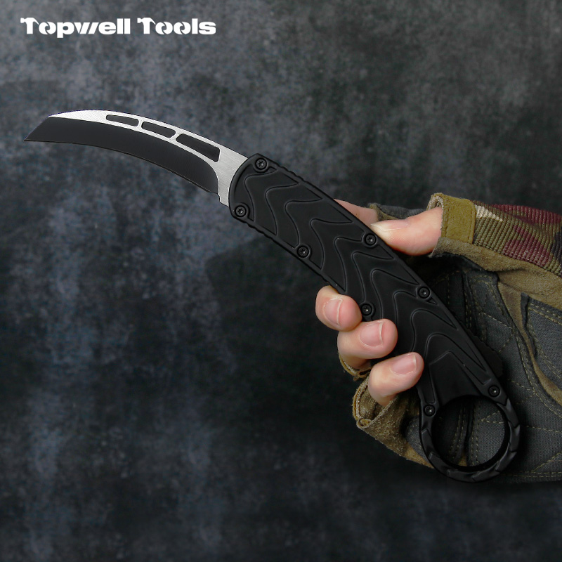 Automatic Karambit Knife - 420 Stainless Steel Hawkbill Automatic Karambit Knife - 420 Stainless Steel Hawkbill
