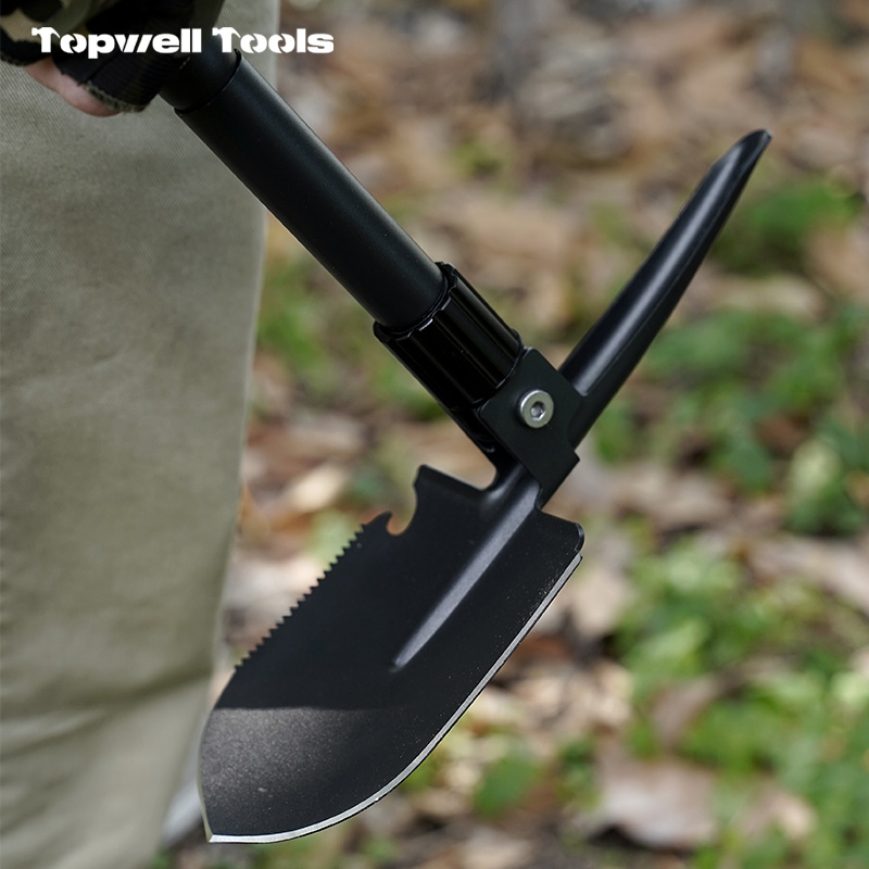 6-in-1 Compact Folding Camping Shovel and Pickaxe 6-in-1 Compact Folding Camping Shovel and Pickaxe