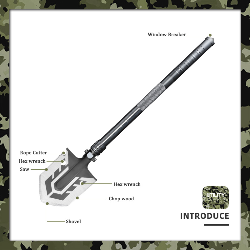 Ultimate Multi-Tool Tactical Entrenching Shovel Ultimate Multi-Tool Tactical Entrenching Shovel