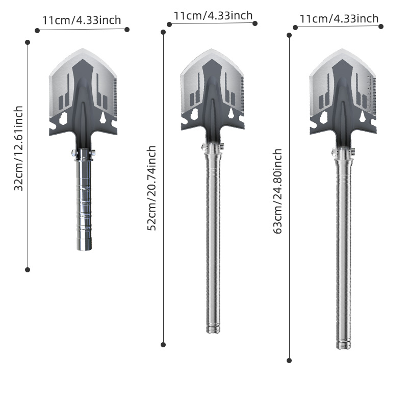Heavy-Duty D-Handle Tactical Survival Shovel Heavy-Duty D-Handle Tactical Survival Shovel