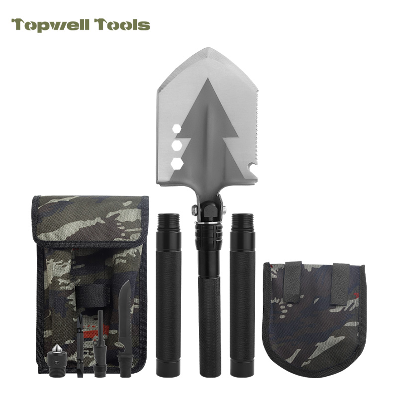 Multi-Functional Breakdown Camping Spade Kit