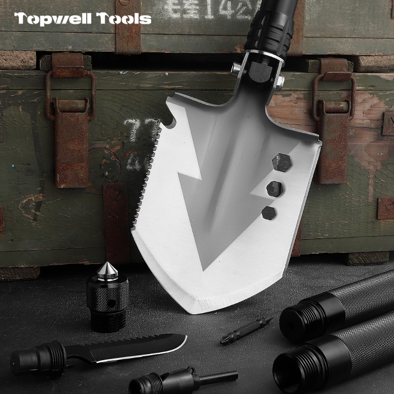 Multi-Functional Breakdown Camping Spade Kit