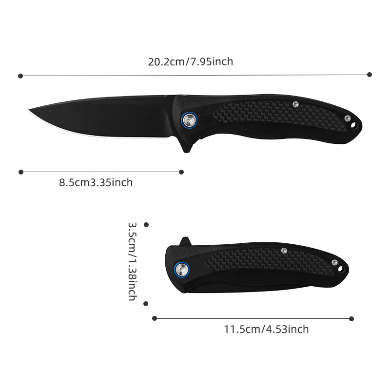 G10 and Carbon Fiber Handle – 420 Stainless Steel Pocket Utility Tool G10 and Carbon Fiber Handle – 420 Stainless Steel Pocket Utility Tool