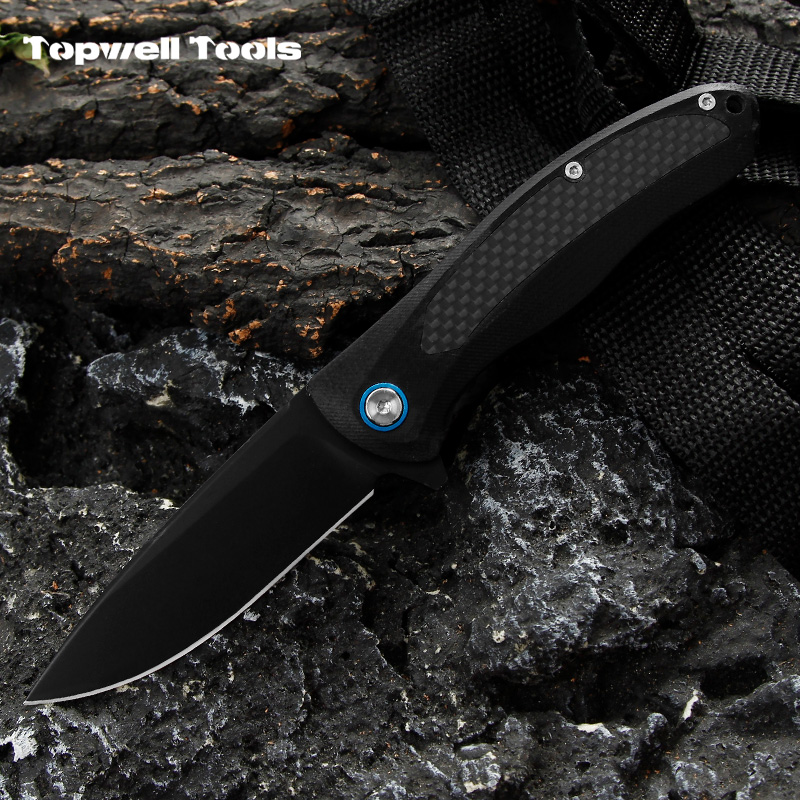 G10 and Carbon Fiber Handle &ndash; 420 Stainless Steel Pocket Utility Tool