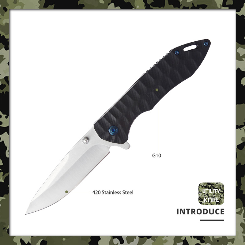 Ergonomic 420 Stainless Steel Folding Pocket Tool Ergonomic 420 Stainless Steel Folding Pocket Tool