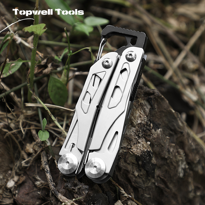Stainless Steel 10-in-1 Carabiner Multi-Tool Pliers Stainless Steel 10-in-1 Carabiner Multi-Tool Pliers
