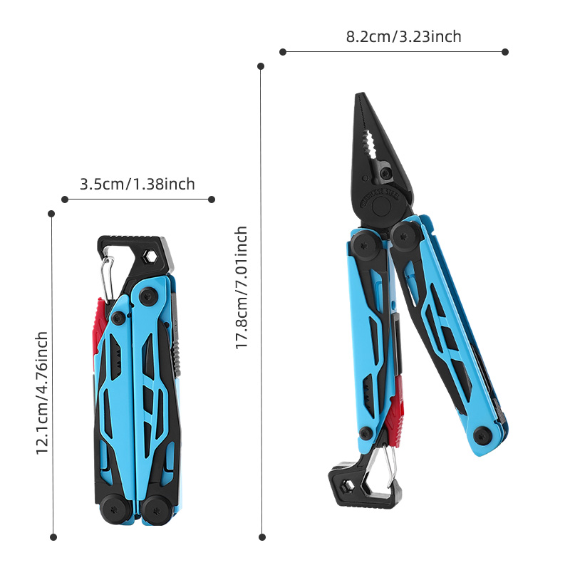 Compact Folding Pocket Multi-Tool Pliers Compact Folding Pocket Multi-Tool Pliers