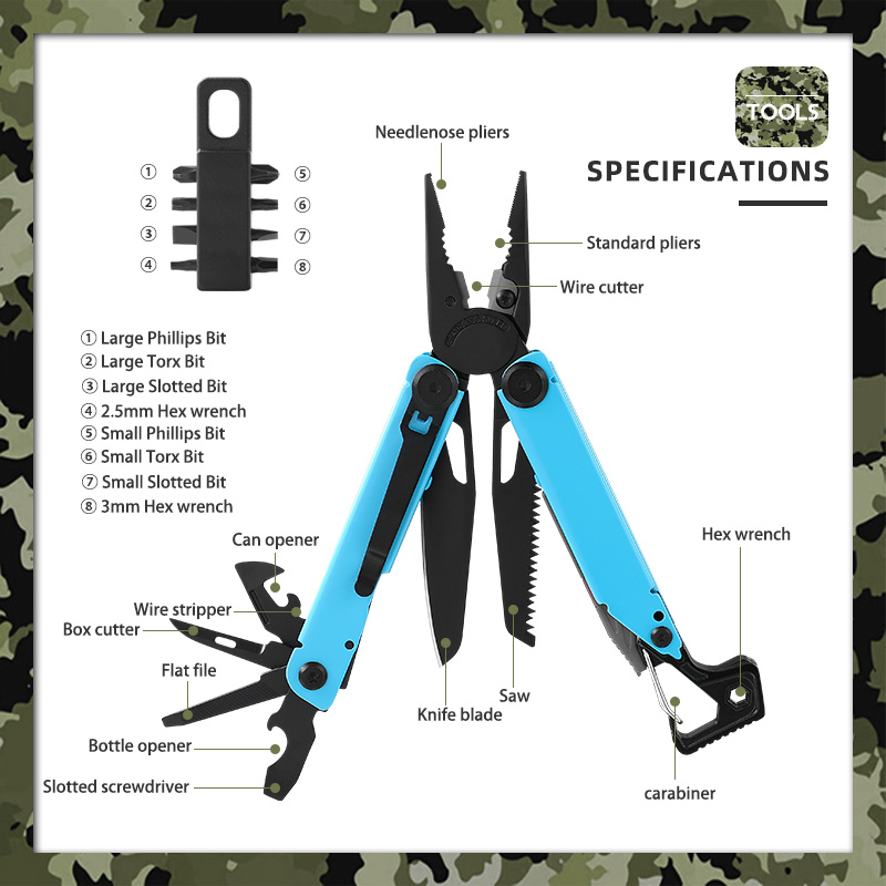 Compact Folding Pocket Multi-Tool Pliers Compact Folding Pocket Multi-Tool Pliers