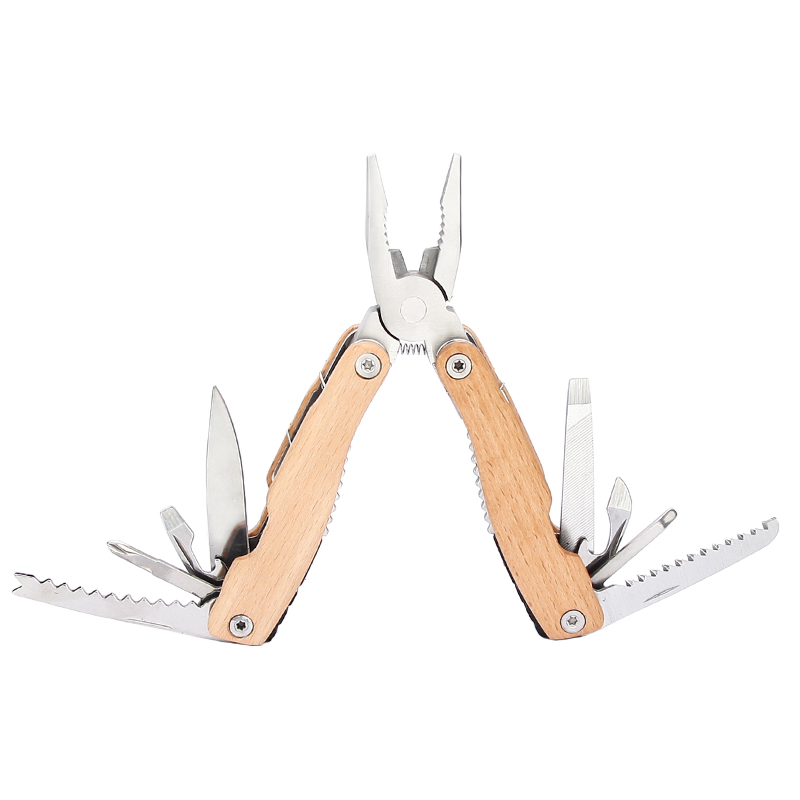 13-in-1 Premium Wooden Handle Outdoor Multi-Tool Pliers 13-in-1 Premium Wooden Handle Outdoor Multi-Tool Pliers