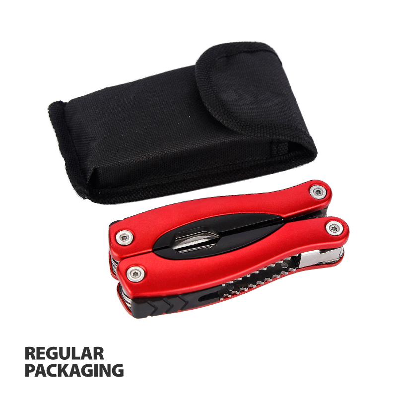 12-in-1 Red & Black Outdoor Multi-Tool Pliers 12-in-1 Red & Black Outdoor Multi-Tool Pliers