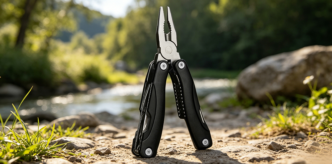 classic black handle pocket tool