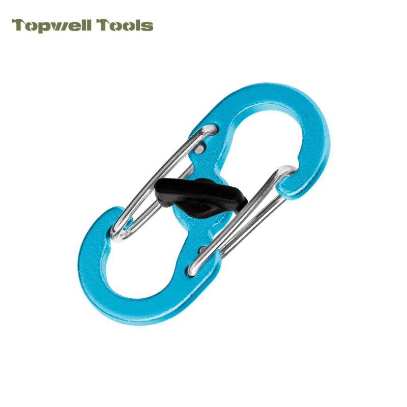 S-Type Dual-Gated Locking Carabiner