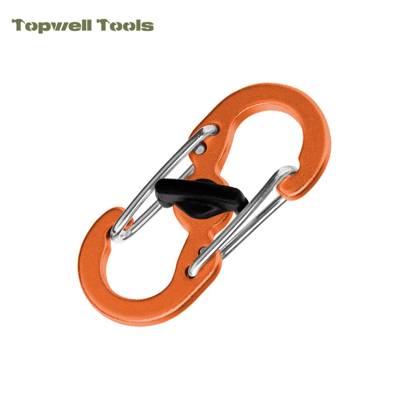 S-Type Dual-Gated Locking Carabiner