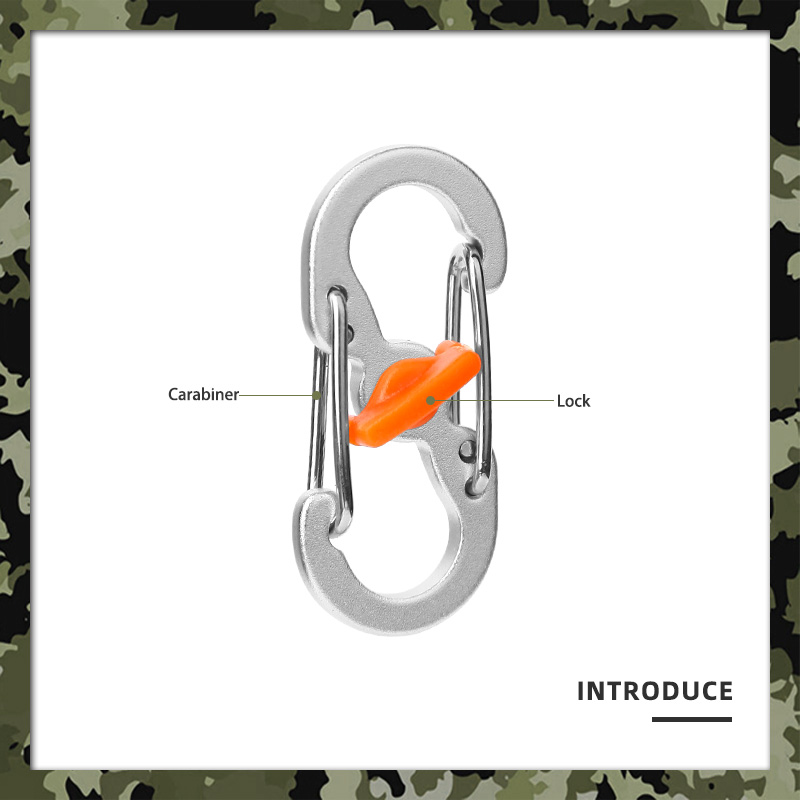 S-Type Dual-Gated Locking Carabiner