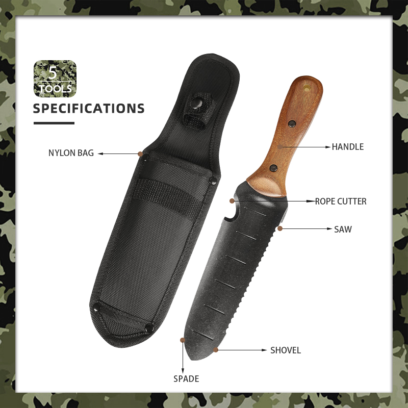 12" Heavy Duty Gardening Trowel with Ipe Wood Handle & Nylon Sheath 12" Heavy Duty Gardening Trowel with Ipe Wood Handle & Nylon Sheath