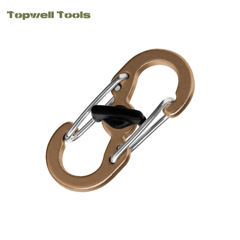 S-Type Dual-Gated Locking Carabiner